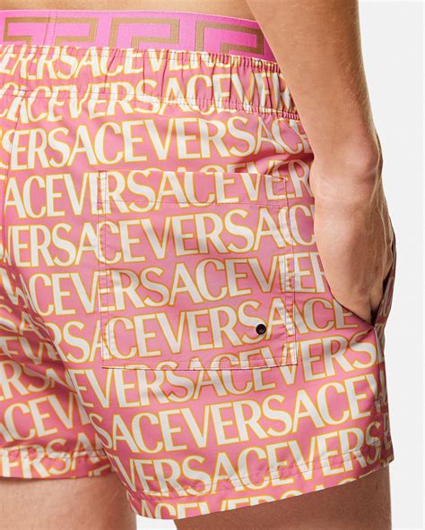 versace mens swim shorts uk|farfetch versace swim shorts.